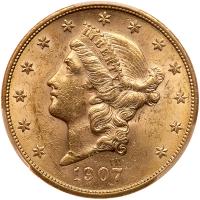 1907-S $20 Liberty