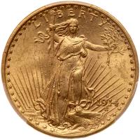 1914-S $20 St. Gaudens