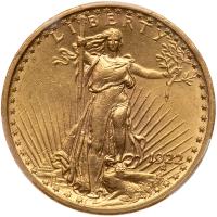 1922 $20 St. Gaudens