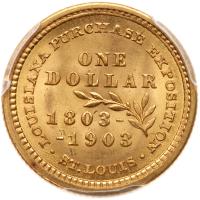 1903 Louisiana Purchase-Jefferson Dollar - 2