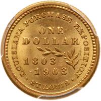 1903 Louisiana Purchase-McKinley Dollar - 2