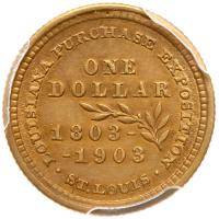 1903 Louisiana Purchase-McKinley Dollar - 2