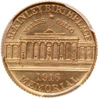 1916 McKinley Gold $1 - 2