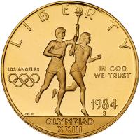 1984-S. $10.00 gold Los Angeles Olympic Proof