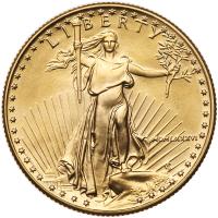 1986 and 1987 $25.00 Â½ oz American Gold Eagles