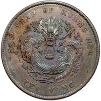 Chinese Provinces: Chihli. Dollar, Year 34 (1908)