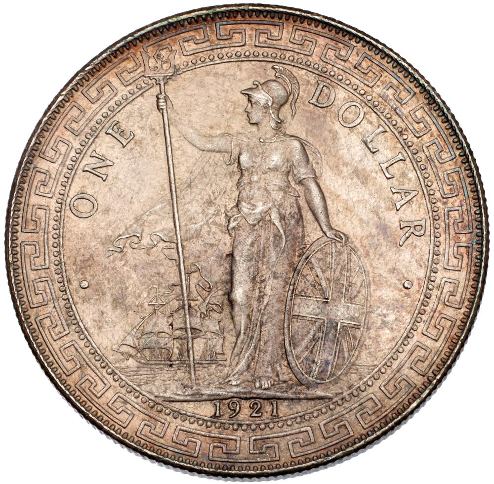 Great Britain. Trade Dollar, 1921B