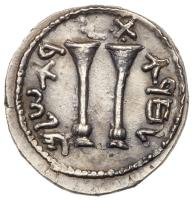 Judaea, Bar Kokhba Revolt. Silver Zuz (3.25 g), 132-135 CE