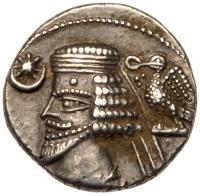 Parthian Kingdom. Phraates IV. Silver Drachm (3.99 g), ca. 38-2 BC