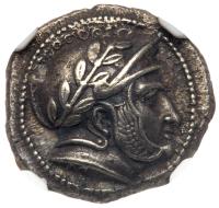 Baktria, Pre-Seleukid period. Sophytes. Silver Drachm (3.58 g), ca. 305-294 BC