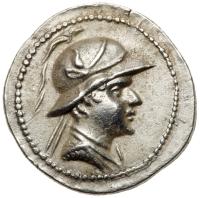 Baktrian Kingdom. Eukratides I. Silver Drachm (4.22 g), ca. 171-145 BC