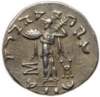 Indo-Greek Kingdom. Menander I. Silver Tetradrachm (9.98 g), ca. 165/55-130 BC - 2