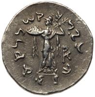 Indo-Greek Kingdom. Menander I. Silver Tetradrachm (9.72 g), ca. 165/55-130 BC - 2