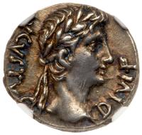 Augustus. Silver Denarius (3.87 g), 27 BC-AD 14