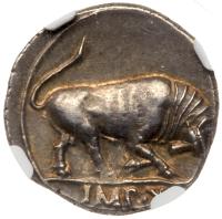 Augustus. Silver Denarius (3.79 g), 27 BC-AD 14 - 2
