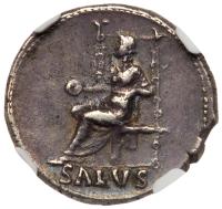 Nero. Silver Denarius (3.60 g), AD 54-68 - 2