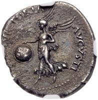 Vitellius, 69-69 AD. Silver Denarius (3.59g) - 2