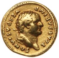 Titus. Gold Aureus (7.31 g), as Caesar, AD 69-79