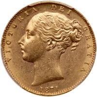 Great Britain. Sovereign, 1871