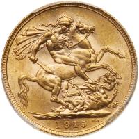 Great Britain. Sovereign, 1915 - 2