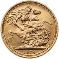 Great Britain. Sovereign, 1974 - 2