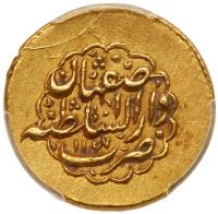 Iran. Ashrafi, AH1168 (1755)