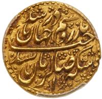 Iran. Ashrafi, AH1168 (1755) - 2