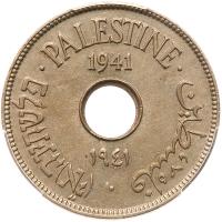 Palestine. 10 Mils, 1941