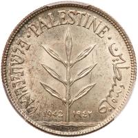 Palestine. 100 Mils, 1942