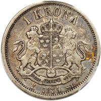 Sweden. Krona, 1875-ST - 2