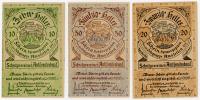 Austria. 3-piece lot of Antisemetic Notgeld, c.1920.