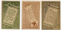 Austria. 3-piece lot of Antisemetic Notgeld, c.1920. - 2