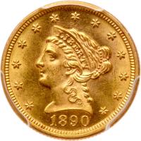 1890 $2.50 Liberty