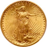 1911-S $20 St. Gaudens