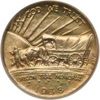 1938 Oregon Trail Half Dollar - 2