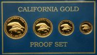 1991 California 4-piece .9999 Pure Gold Proof Set