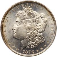 1878 Morgan $1. 8 Tail Feathers