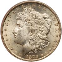 1879-CC Morgan $1. Capped Die