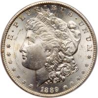 1889-S Morgan $1