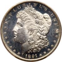 1891-S Morgan $1