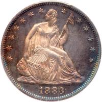 1883 Liberty Seated 50C