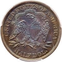 1869 Liberty Seated 50C - 2