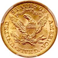 1893 $5 Liberty - 2