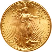 1927 $20 St. Gaudens NGC MS64