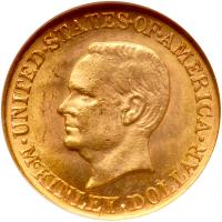 1916 McKinley Gold $1 NGC MS64