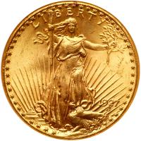 1927 $20 St. Gaudens NGC MS64