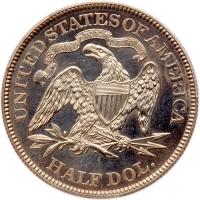 1872 Liberty Seated 50C - 2