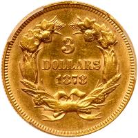 1878 $3 Gold - 2