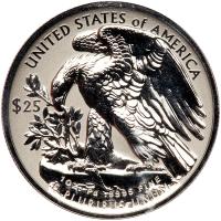 2019-W. $25.00 Palladium American Eagle. PCGS PF-70 - 2