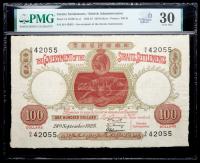 Straits Settlements / British Administration. 100 Dollars, 1925-27